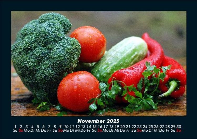 Produktbild: Gem&uuml;sekalender 2025 Fotokalender DIN A5
