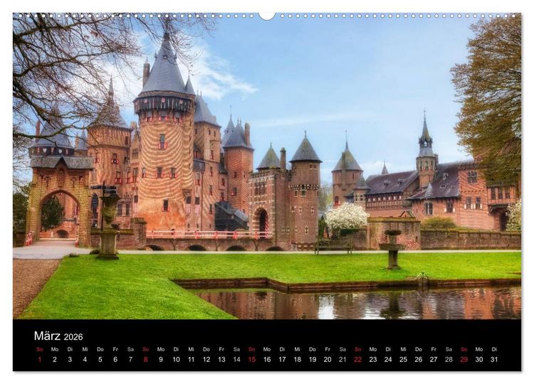 Produktbild: Die Niederlande (hochwertiger Premium Wandkalender 2026 DIN A2 quer), Kunstdruck in Hochglanz