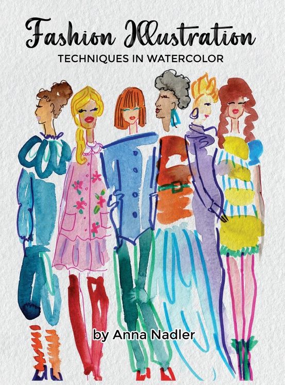 Produktbild: Fashion Illustration Techniques in Watercolor