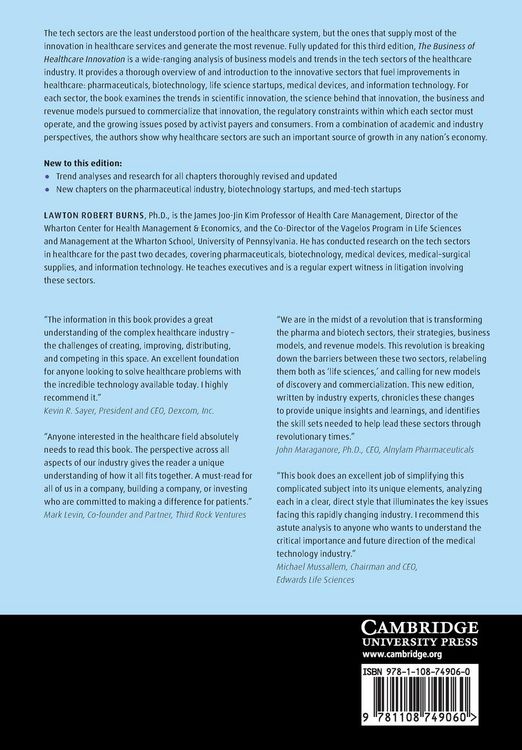 Produktbild: The Business of Healthcare Innovation