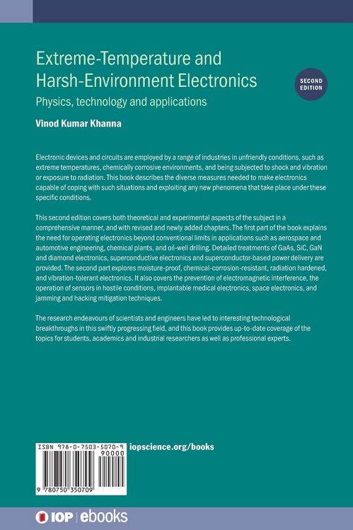 Produktbild: Extreme-Temperature and Harsh-Environment Electronics (Second Edition)