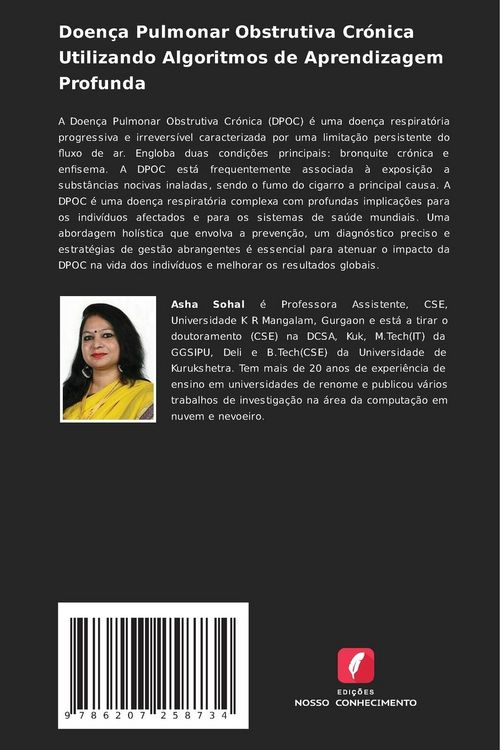 Produktbild: Doen&ccedil;a Pulmonar Obstrutiva Cr&oacute;nica Utilizando Algoritmos de Aprendizagem Profunda