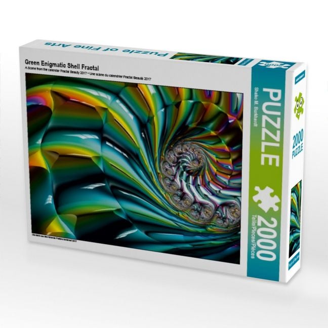 Produktbild: Green Enigmatic Shell Fractal (Puzzle)