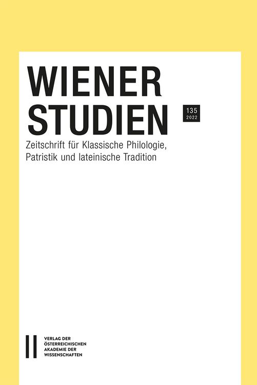 Produktbild: Wiener Studien. Zeitschrift f&uuml;r Klassische Philologie, Patri