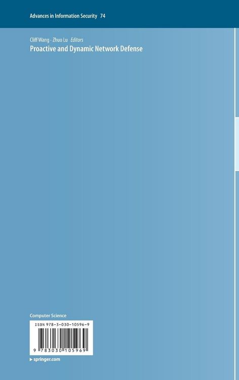 Produktbild: Proactive and Dynamic Network Defense