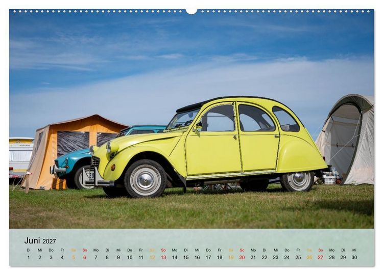 Produktbild: Nostalgie auf vier R&auml;dern (Wandkalender 2027 DIN A2 quer), CALVENDO Monatskalender