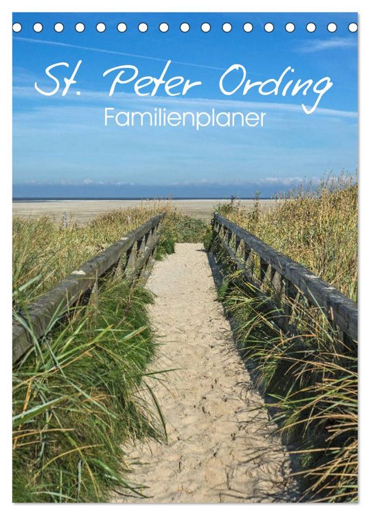 Produktbild: St. Peter Ording Familienplaner (Tischkalender 2026 DIN A5 hoch), CALVENDO Monatskalender
