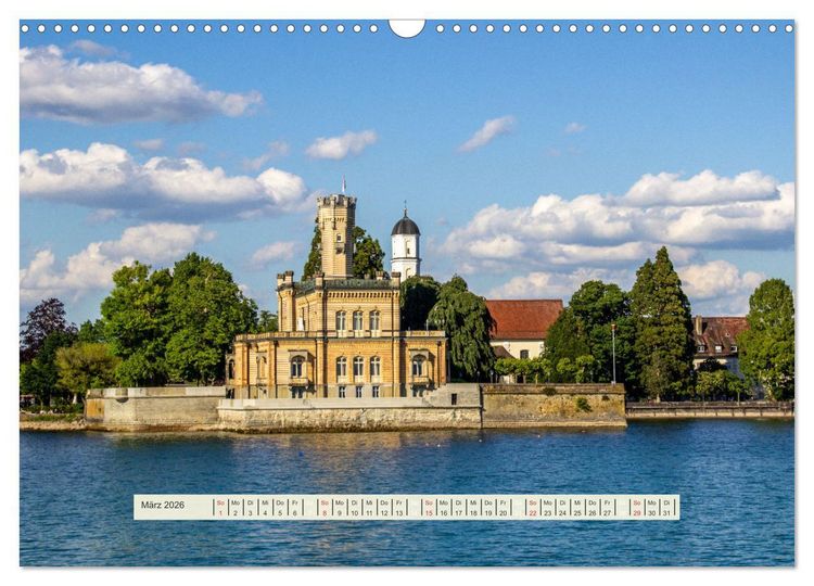 Produktbild: Rund um den Bodensee (Wandkalender 2026 DIN A3 quer), CALVENDO Monatskalender