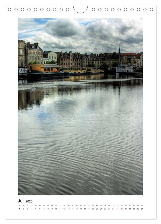 Produktbild: Edinburgh - Stadtansichten (Wandkalender 2026 DIN A4 hoch), CALVENDO Monatskalender