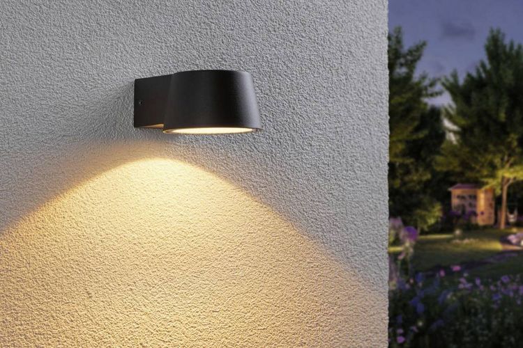 Produktbild: Paulmann Capea 2200K Wand 94713 Au&szlig;enwandleuchte LED 6W Schwarz