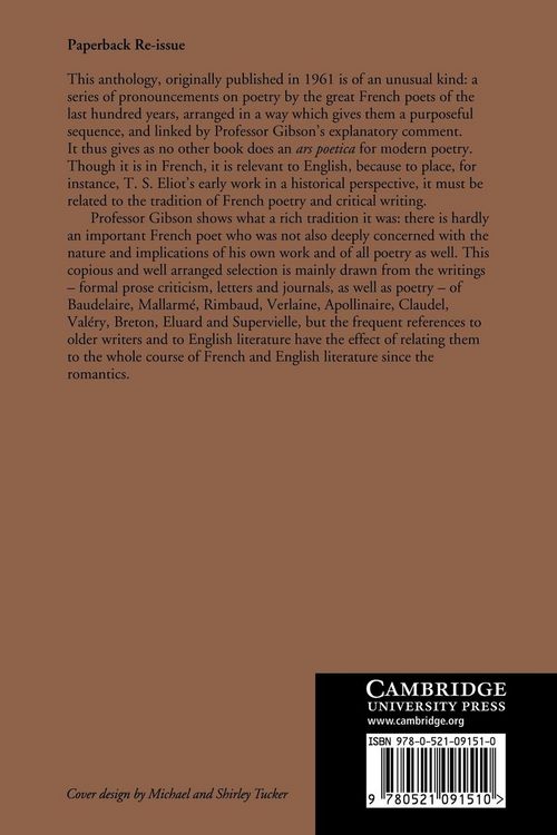 Produktbild: Modern French Poets on Poetry