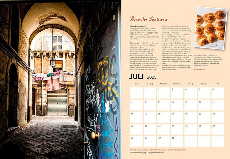 Produktbild: Amore per Gusto-Kalender 2025 Kalender Italien