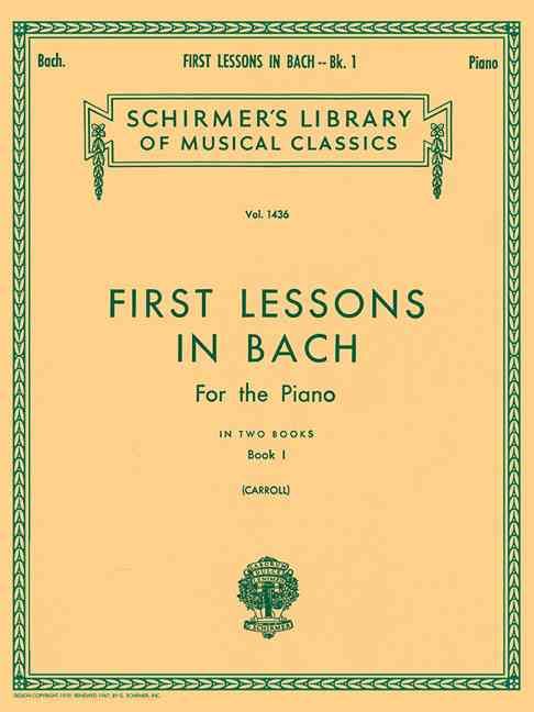 Produktbild: First Lessons in Bach - Book 1