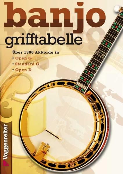 Produktbild: Grifftabelle f&uuml;r Banjo