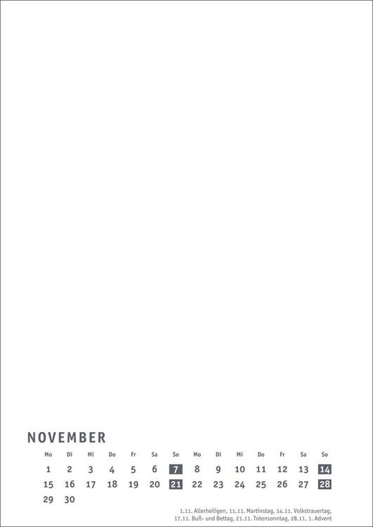 Produktbild: Premium-Bastelkalender wei&szlig; A4 2027