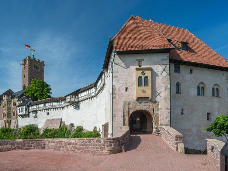 Produktbild: CALVENDO Puzzle Wartburg mit Zugbr&uuml;cke und Torhaus | 1000 Teile Lege-Gr&ouml;&szlig;e 64x48cm Foto-Puzzle f&uuml;r gl&uuml;ckliche Stunden