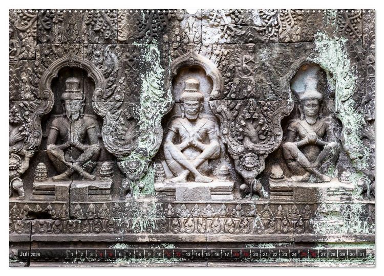 Produktbild: Angkor - Die Tempel der Khmer (Wandkalender 2026 DIN A2 quer), CALVENDO Monatskalender