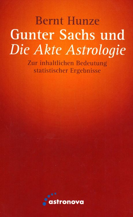 Produktbild: Gunter Sachs und die Akte Astrologie
