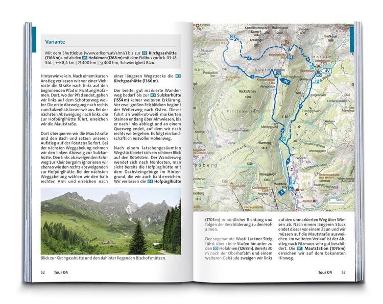 Produktbild: KOMPASS Wanderf&uuml;hrer Dachstein-Tauern Ost, 70 Touren mit Extra-Tourenkarte
