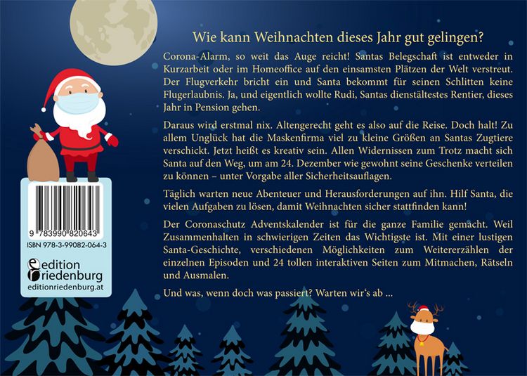 Produktbild: Santa kommt sicher! Der Coronaschutz Adventskalender zum Mitmachen f&uuml;r die ganze Familie - Hilf Santa bei seiner Reise um die Welt!