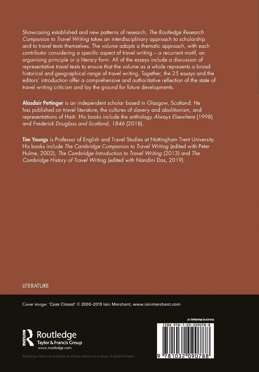 Produktbild: The Routledge Research Companion to Travel Writing