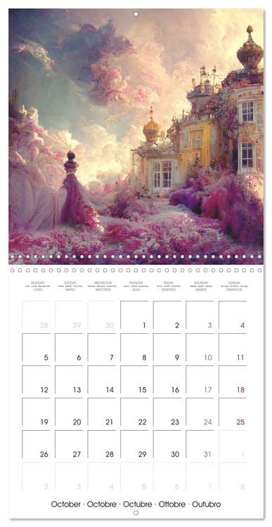 Produktbild: Rococo rooms (Wall Calendar 2026 12 &times; 12 Inch) CALVENDO 12 Month Wall Calendar
