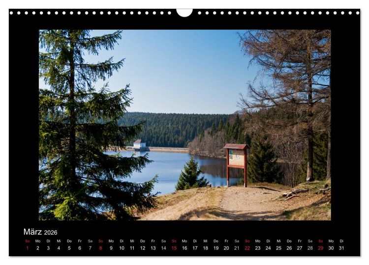 Produktbild: Impressionen aus dem Harz (Wandkalender 2026 DIN A3 quer), CALVENDO Monatskalender