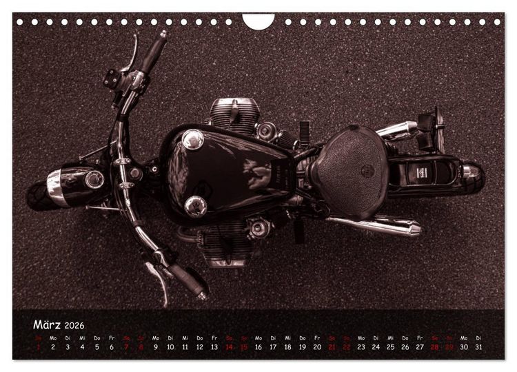 Produktbild: Custombikes 2026 (Wandkalender 2026 DIN A4 quer), CALVENDO Monatskalender