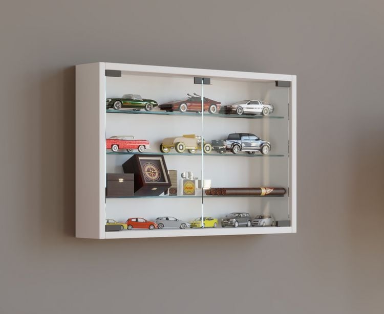 Produktbild: H&auml;ngevitrine Wandvitrine Sammel Deko Mandosa M