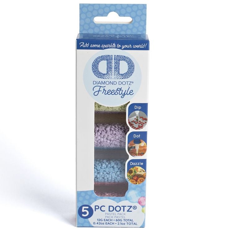 Produktbild: DIAMOND DOTZ - Diamond Painting 5 Pastellfarben