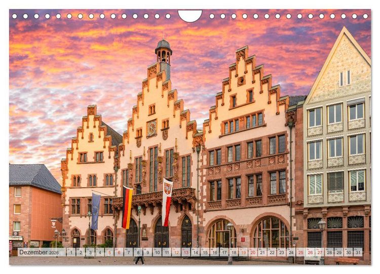 Produktbild: Frankfurt am Main Impressionen (Wandkalender 2026 DIN A4 quer), CALVENDO Monatskalender