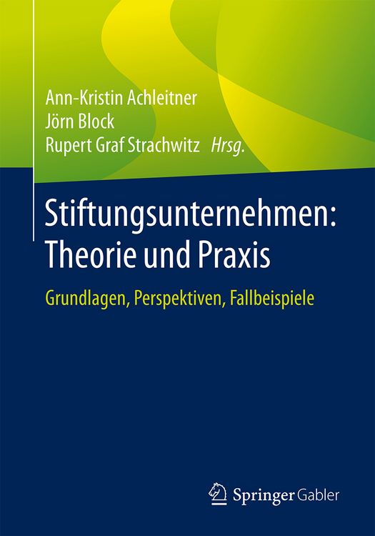 Produktbild: Stiftungsunternehmen: Theorie und Praxis