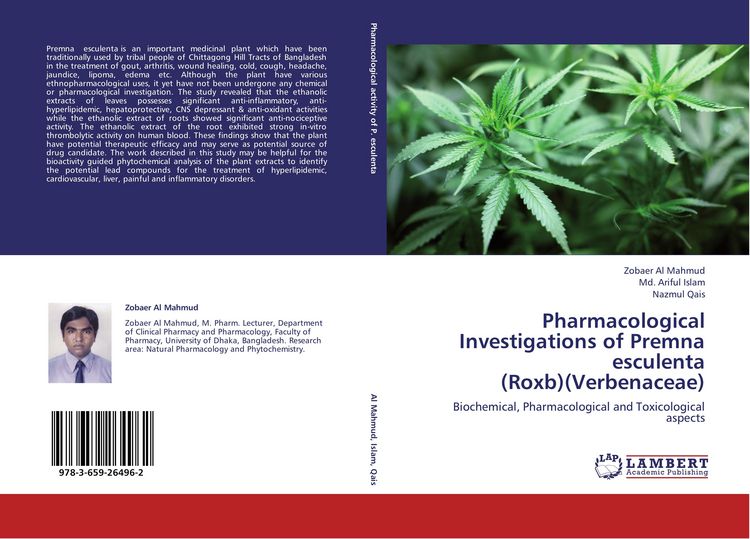 Produktbild: Pharmacological Investigations of Premna esculenta (Roxb)(Verbenaceae)