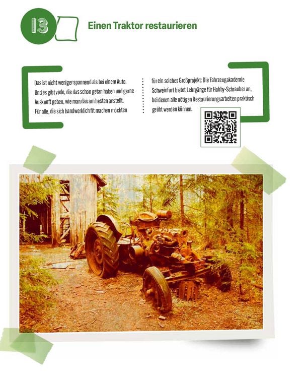 Produktbild: Die Bucket List f&uuml;r Traktor Fahrer
