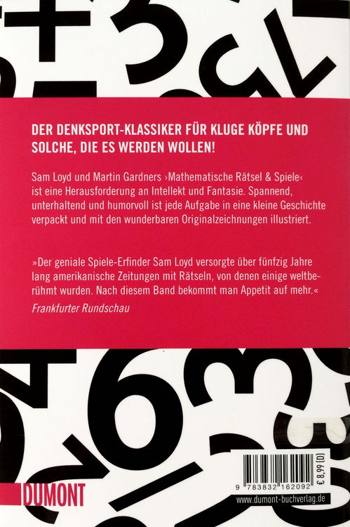 Produktbild: Mathematische R&auml;tsel und Spiele