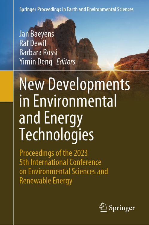 Produktbild: New Developments in Environmental and Energy Technologies