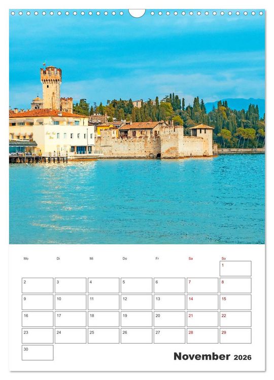 Produktbild: Sirmione - Reiseplaner (Wandkalender 2026 DIN A3 hoch), CALVENDO Monatskalender