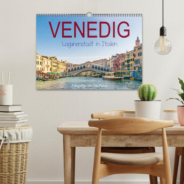 Produktbild: Venedig. Lagunenstadt in Italien (Wandkalender 2026 DIN A3 quer), CALVENDO Monatskalender