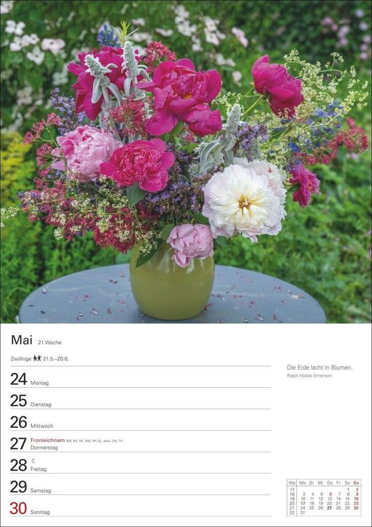 Produktbild: Blumenpracht Wochenplaner 2027 - 53 stimmungsvolle Fotografien