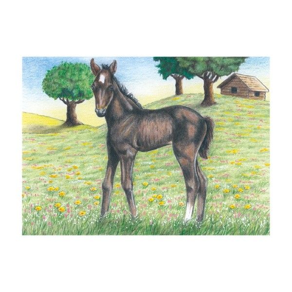 Produktbild: W&uuml;rfelpuzzle Bauernhoftiere