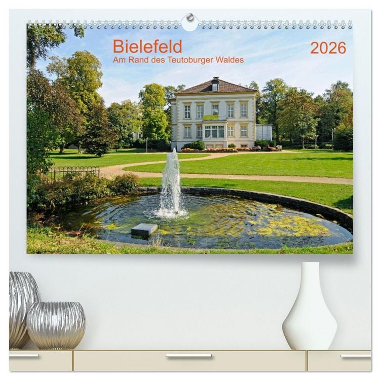 Produktbild: Bielefeld Am Rand des Teutoburger Waldes (hochwertiger Premium Wandkalender 2026 DIN A2 quer), Kunstdruck in Hochglanz