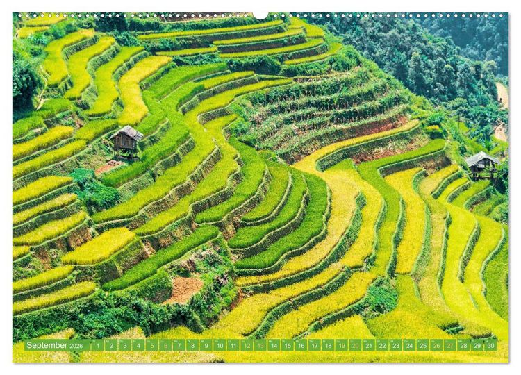Produktbild: Erinnerungen an Asien (hochwertiger Premium Wandkalender 2026 DIN A2 quer), Kunstdruck in Hochglanz