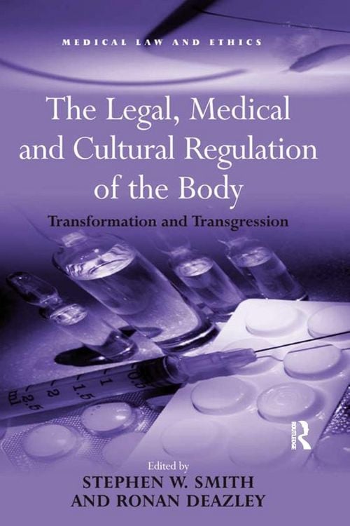 Produktbild: The Legal, Medical and Cultural Regulation of the Body