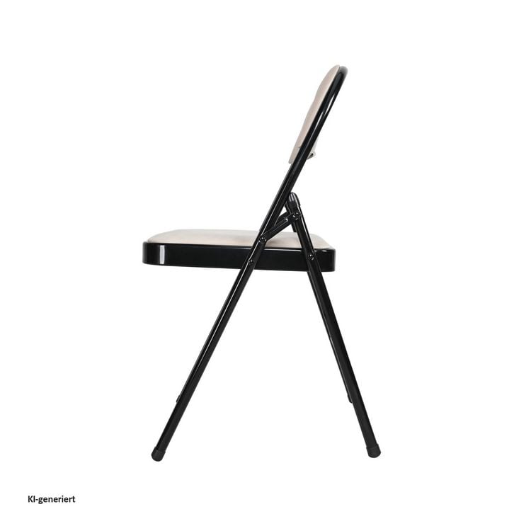 Produktbild: HTI-Living Klappstuhl Velvet Gestell Schwarz Klappstuhl Velvet Gestell Schwarz
