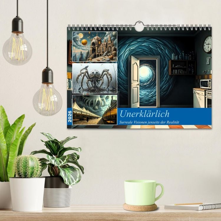 Produktbild: Unerkl&auml;rlich (Wandkalender 2026 DIN A4 quer), CALVENDO Monatskalender