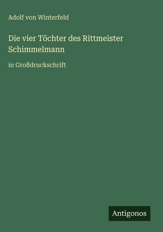 Produktbild: Die vier T&ouml;chter des Rittmeister Schimmelmann
