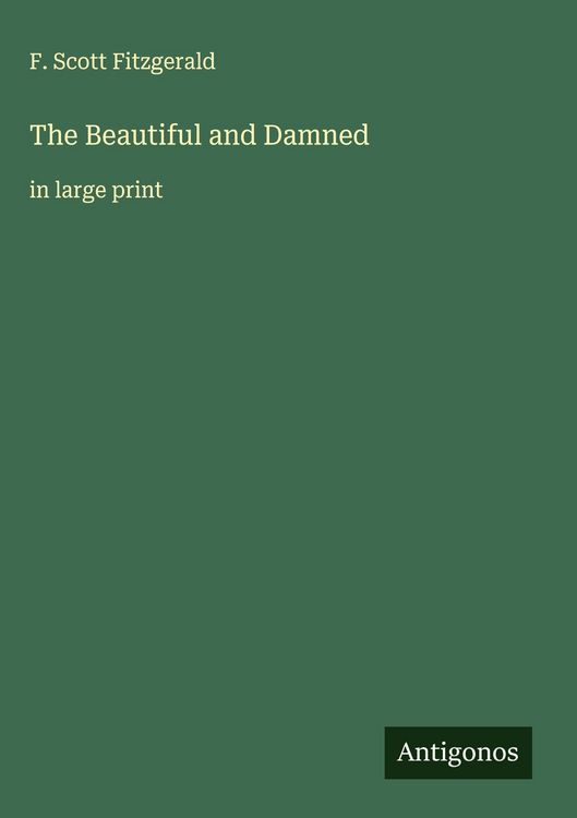 Produktbild: The Beautiful and Damned