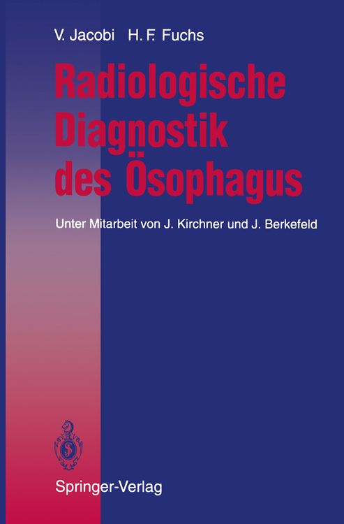 Produktbild: Radiologische Diagnostik des &Ouml;sophagus