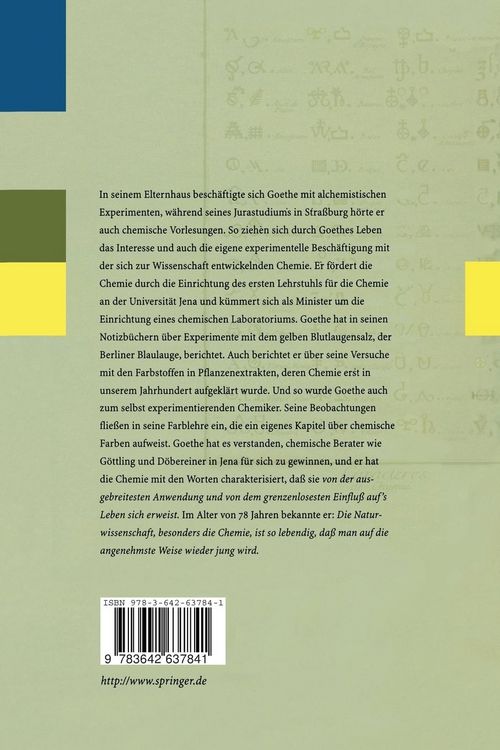 Produktbild: Goethe als Chemiker