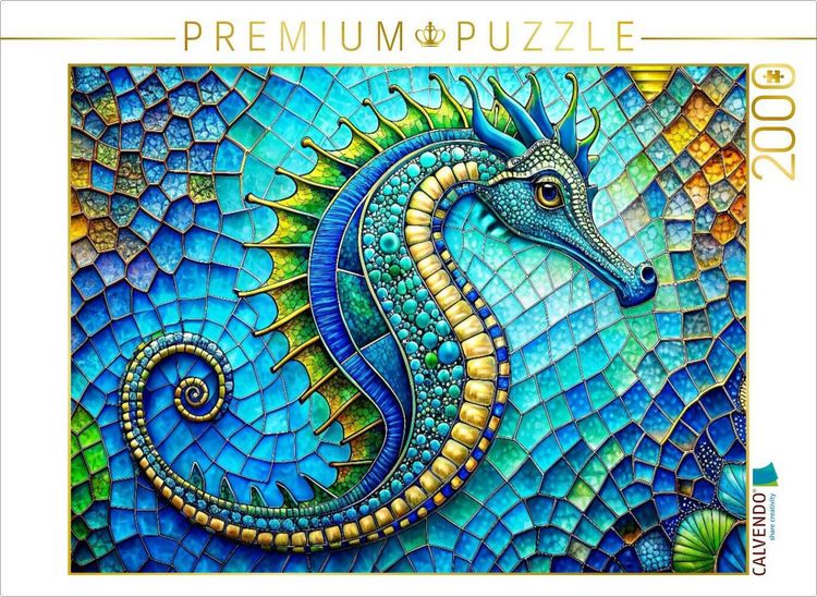 Produktbild: CALVENDO Puzzle Seepferdchen | 2000 Teile Lege-Gr&ouml;&szlig;e 90x67cm Foto-Puzzle f&uuml;r gl&uuml;ckliche Stunden